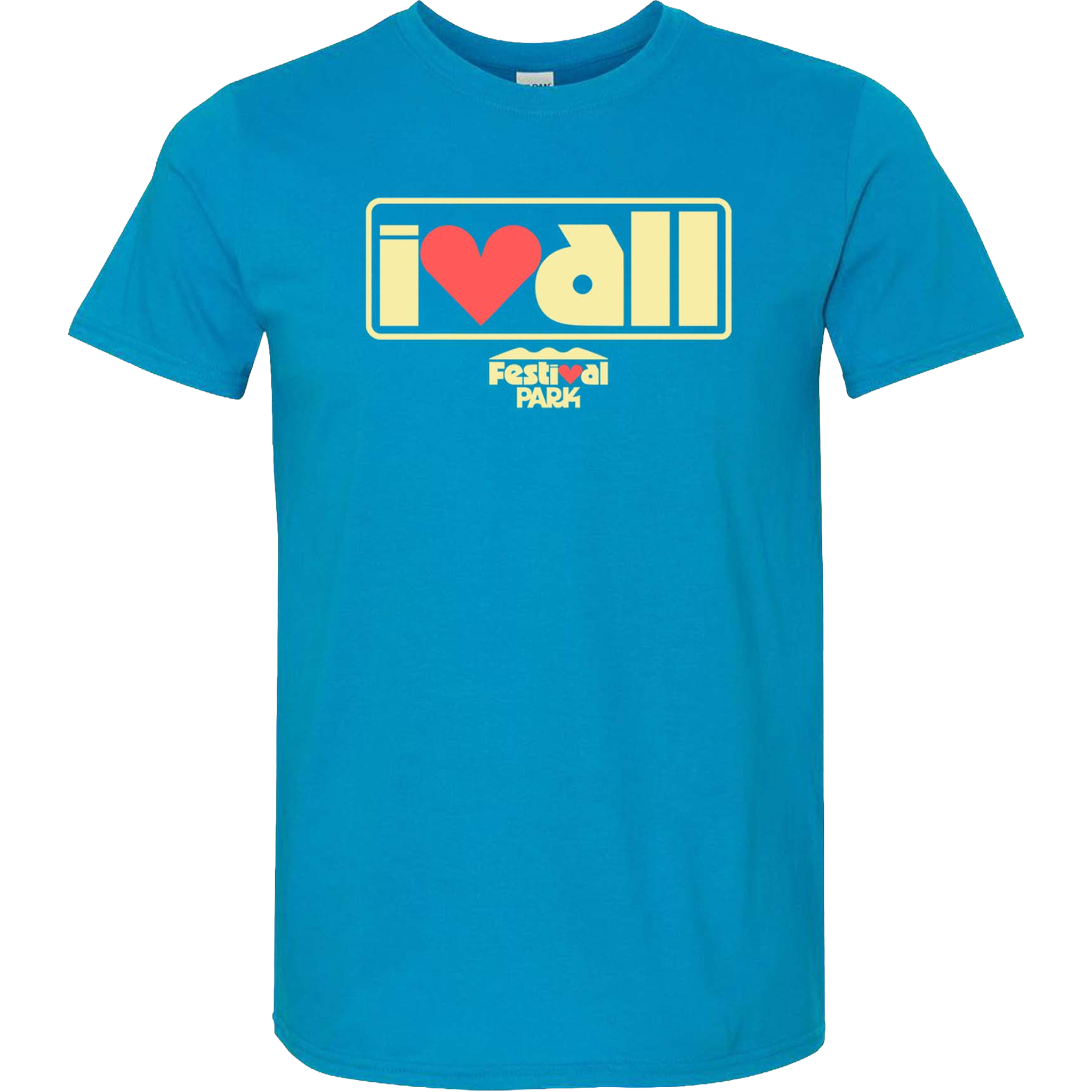 I Heart All Carribean Blue Tee
